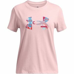Under Armour BIG LOGO FILL Tricou pentru fete, roz, mărime XS imagine