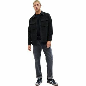 GAP FA23 LS MIDWEIGHT FLANNEL Cămașă pentru bărbați, negru, mărime imagine