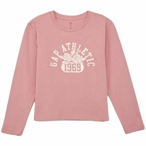 GAP FRCH VALUE LOGO Tricou cu mânecă lungă pentru fete, roz, mărime imagine