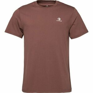 Converse CLASSIC LEFT CHEST SS TEE Tricou bărbați, vișiniu, mărime imagine