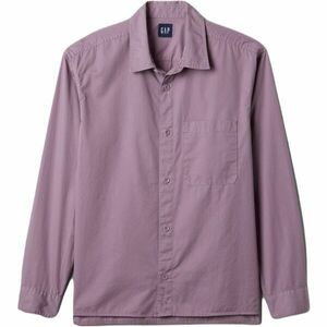 GAP GARMENT DYED TWILL Cămașă pentru bărbați, mov, mărime imagine