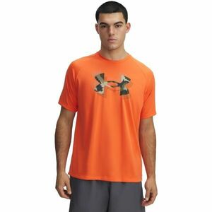 Under Armour TECH PRINT FILL Tricou bărbați, portocaliu, mărime S imagine