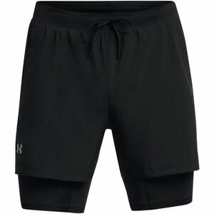 Under Armour LAUNCH 5 2-IN-1 Șort bărbați, negru, mărime imagine