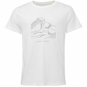 FUNDANGO MOUNTAIN Tricou pentru bărbați, alb, mărime imagine