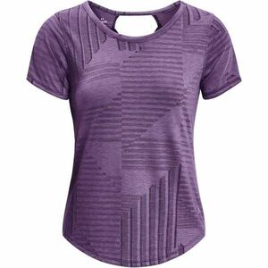 Under Armour STREAKER DECO DIAMOND Tricou pentru damă, mov, mărime imagine