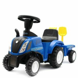 BABY MIX NEW HOLLAND Vehicul de împins tractor cu remorcă, albastru, mărime imagine