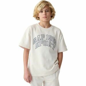 GAP INTL LOGO CREW Tricou de băiat, alb, mărime imagine