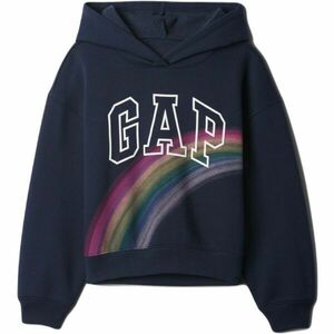 GAP V-OVRZD LOGO Hanorac fete, albastru închis, mărime imagine