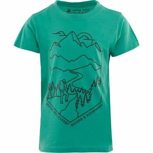 ALPINE PRO DEXO Tricou pentru copii, verde, mărime 128-134 imagine