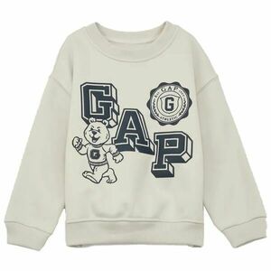GAP LOGO ACT CREW Hanorac pentru copii, alb, mărime 3Y imagine