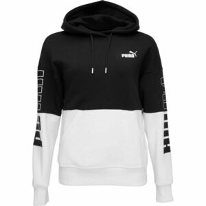 Puma POWER COLOR BLOCK HOODIE Hanorac pentru femei, negru, mărime imagine