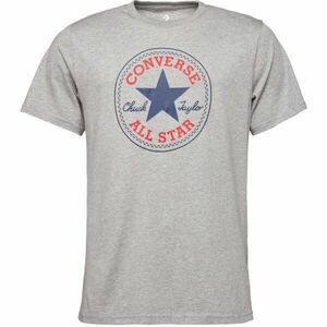 Converse STANDARD FIT CENTER FRONT CHUCK PATCH CORE TEE Tricou bărbați, gri, mărime imagine