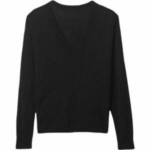 GAP LS LINEN SPLIT Pulover pentru femei, negru, mărime imagine