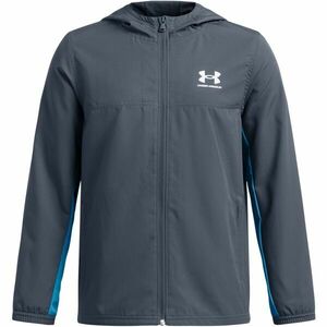 Under Armour RIVAL WOVEN JACKET Geacă pentru băieți, gri închis, mărime S imagine