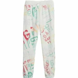 GAP V-SP LOGO Pantaloni de trening de fetiță, alb, mărime imagine
