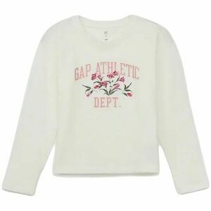 GAP FRCH VALUE LOGO Tricou cu mânecă lungă pentru fete, alb, mărime imagine