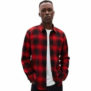 GAP V-LS STANDARD FLANNEL Cămașă pentru bărbați, negru, mărime imagine
