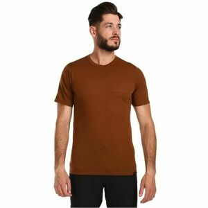 KILPI SLOPER Tricou din lână merino pentru bărbați, maro, mărime imagine
