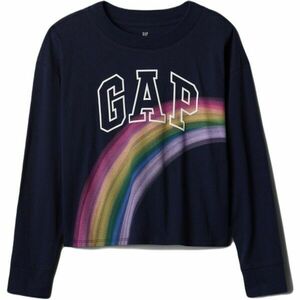 GAP V-LS ELV LOGO Tricou de fete, albastru închis, mărime imagine