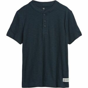 GAP V-SS HENLEY Tricou de băiat, albastru închis, mărime imagine