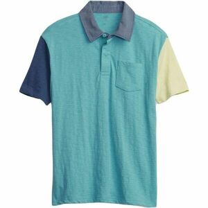 GAP CHAMBRAY POLO Tricou băieți, turcoaz, mărime imagine