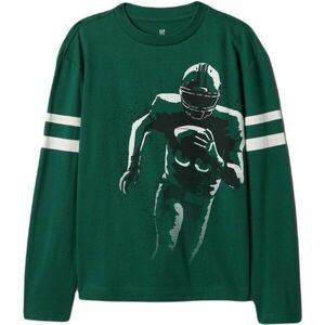 GAP V-LS VARSITY Tricou de băieți, verde, mărime imagine