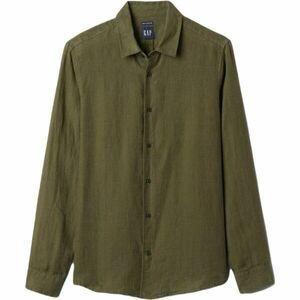 GAP LS LINEN Cămașă bărbătească, kaki, mărime imagine