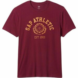 GAP ATHLETIC CREST Tricou pentru bărbați, vișiniu, mărime imagine