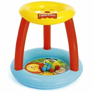 FISHER PRICE CENTRU DE JOACĂ GONFLABIL Centru de joacă gonflabil pentru copii cu deschideri pentru mingiuțe, mix, mărime imagine