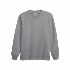 GAP LS LOGO Tricou bărbați, gri, mărime imagine