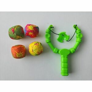 ARTYK SLINGSHOT FOR SHOOTING SOFT BALLS Praștie pentru aruncarea mingilor moi, verde, mărime imagine