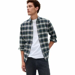 GAP FA23 STANDARD OXFORD Cămașă pentru bărbați, albastru închis, mărime imagine