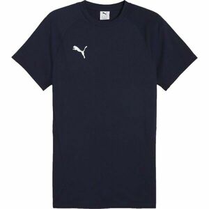Puma TEAMEVOSTRIPE TEE Tricou pentru bărbați, albastru închis, mărime imagine