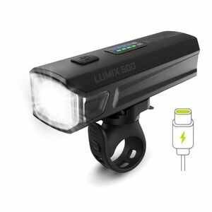 One LUMIX 500 Lumină față ciclism, negru, mărime imagine