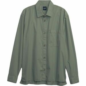GAP GARMENT DYED TWILL Cămașă pentru bărbați, kaki, mărime imagine