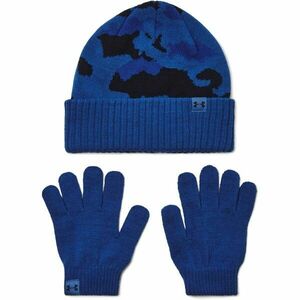 Under Armour BEANIE COMBO Set căciulă și mănuși, albastru, mărime imagine
