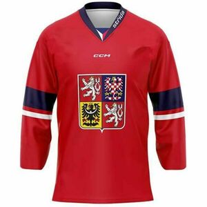 Střída FAN ČR EHT Tricou de hochei, roșu, mărime imagine