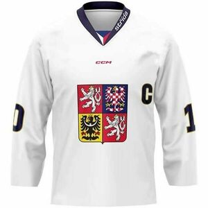 Střída FAN ČR EHT PASTRŇÁK Tricou de hochei, alb, mărime imagine