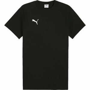 Puma TEAMEVOSTRIPE TEE Tricou pentru bărbați, negru, mărime imagine