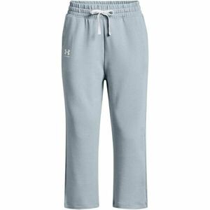 Under Armour RIVAL TERRY FLARE CROP Pantaloni trening femei, albastru deschis, mărime imagine