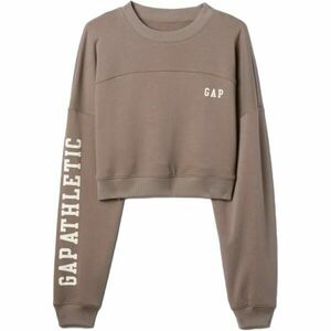 GAP DROP SHOULDER SUPER CROP Hanorac de damă, maro, mărime imagine