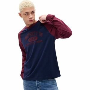 GAP LS LOGO RAGLAN Tricou bărbătesc, albastru închis, mărime imagine
