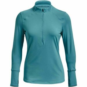 Under Armour QUALIFIER RUN 2.0 1/2 ZIP Tricou cu mâneci lungi pentru femei, turcoaz, mărime imagine