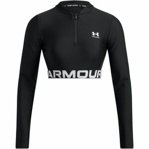 Under Armour HEATGEAR RIB Tricou pentru damă, negru, mărime imagine