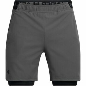 Under Armour VANISH WOVEN 2IN1 STS Șort pentru bărbați, gri închis, mărime imagine