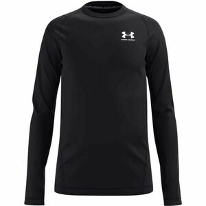 Under Armour COLDGEAR Tricou cu mânecă lungă pentru băieți, negru, mărime imagine