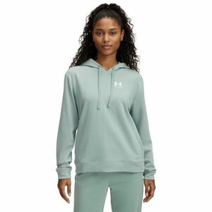 Under Armour RIVAL TERRY HOODIE Hanorac de damă, verde deschis, mărime imagine