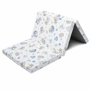 NEW BABY STANDARD 120 x 60 x 5 CM Saltea pliabilă pentru pătuț, alb, mărime imagine