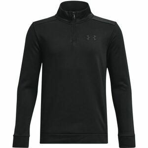 Under Armour ARMOUR FLEECE 1/4 ZIP Hanorac băieți, negru, mărime imagine