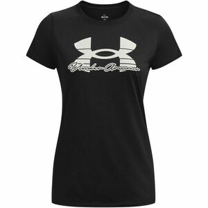 Under Armour TECH SOLID SCRIPT Tricou pentru femei, negru, mărime imagine